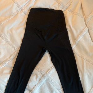 EUC over belly active maternity leggings